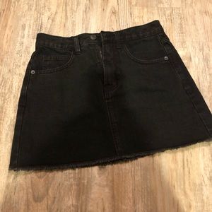Brandy Melville black jean skirt
